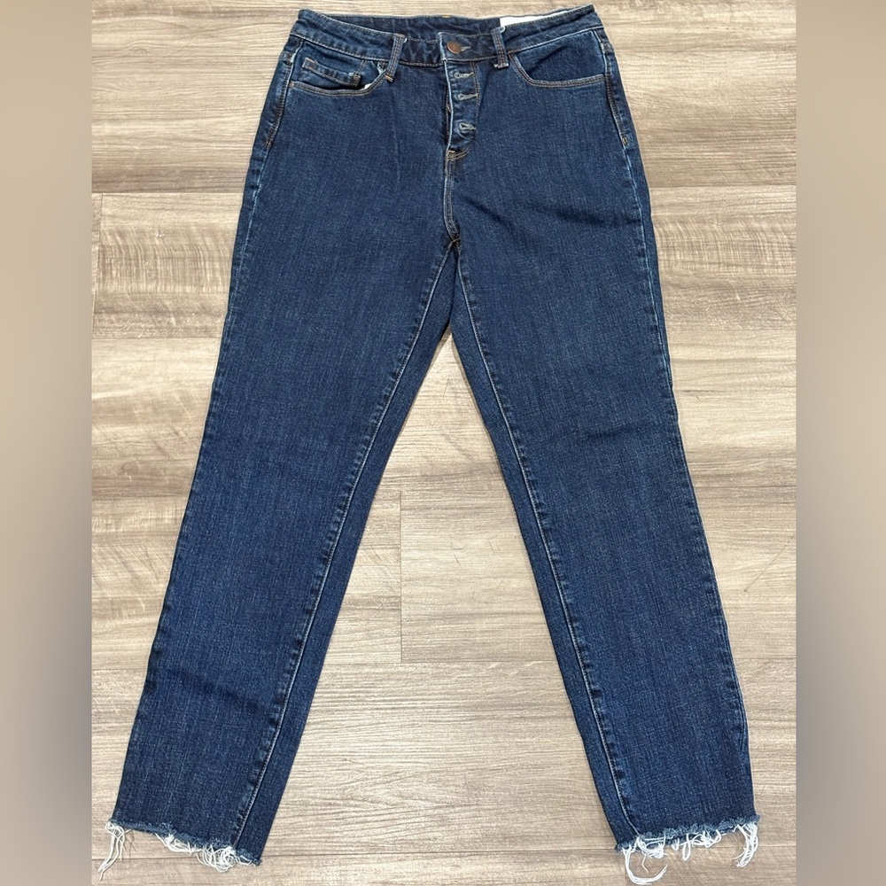 Treasure & Bond High Rise Skinny Jeans | Size 27 | Button Fly‎ Raw Hem